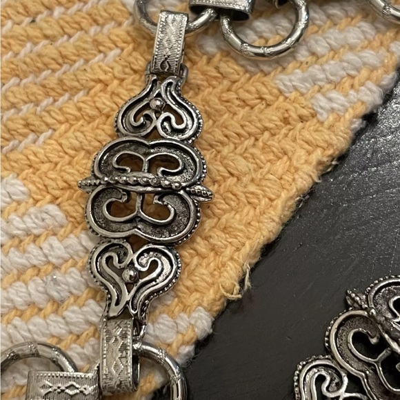 Vintage Hollycraft Extremely Rare Find, Silvertone Adjustable Chain Link Belt - Picture 15 of 15